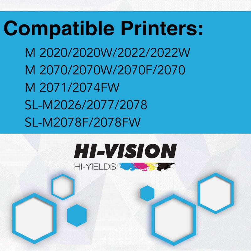HI-VISION HI-YIELDS Compatible Toner Cartridge Replacement for Samsung MLT-D111S ( Black , 3 pk ) - Image 2